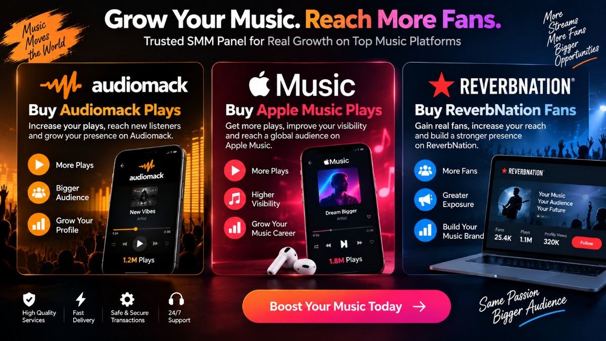 Music Promotion SMM Panel Dashboard