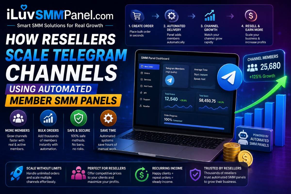 How Resellers Scale Telegram Channels Using Automated Member SMM Panels
