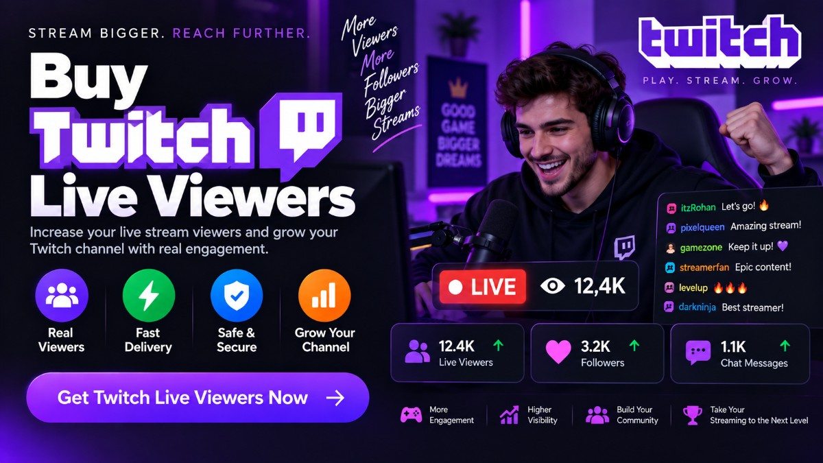 Twitch Live Viewers SMM Panel