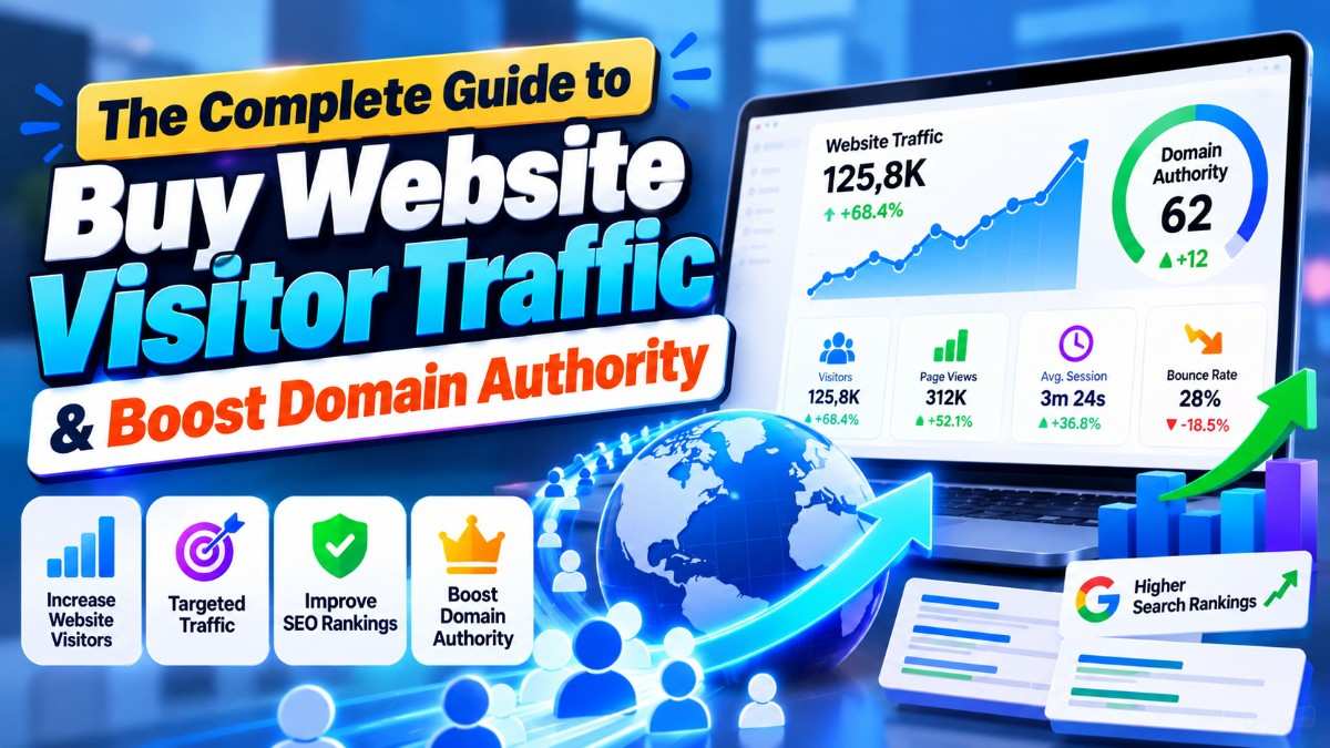 The Complete Guide to Buy Website Visitor Traffic & Boost Domain Authority