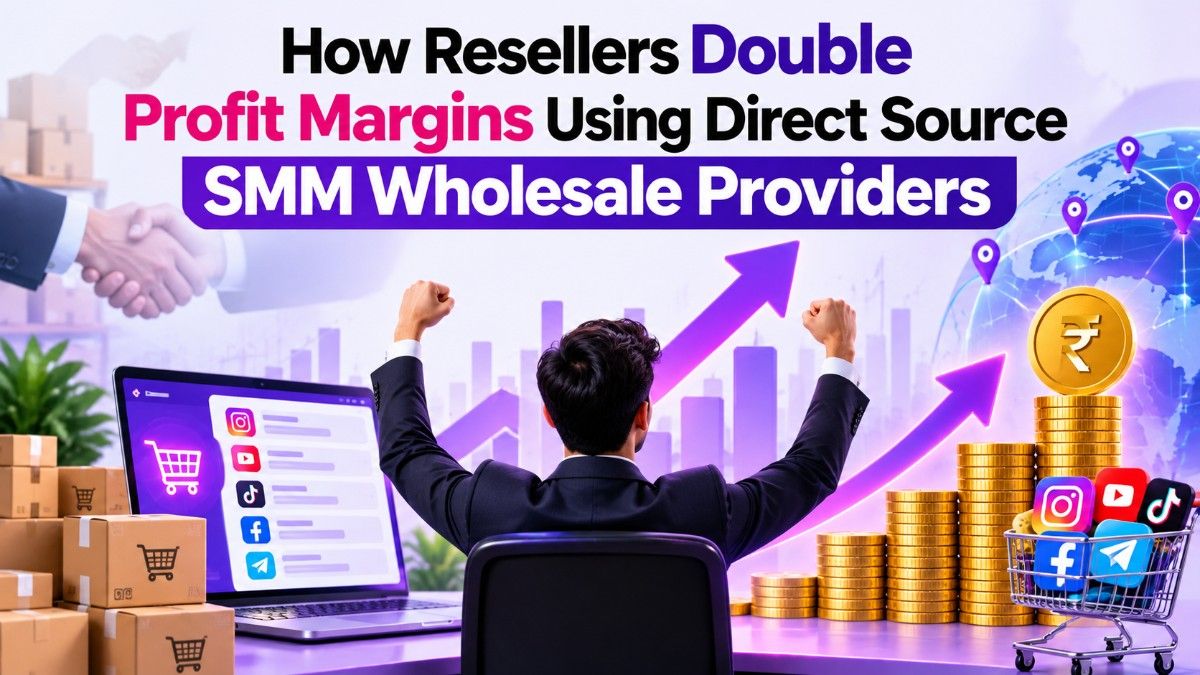How Resellers Double Profit Margins Using Direct Source SMM Wholesale Providers