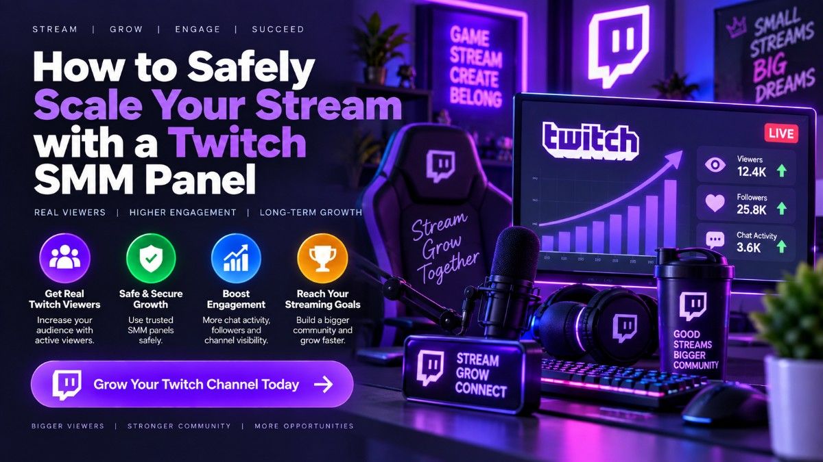 How to Safely Scale Your Stream with a Twitch SMM Panel
