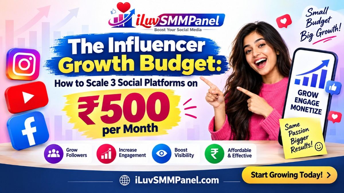 The Influencer Growth Budget: How to Scale 3 Social Platforms on ₹500 per Month