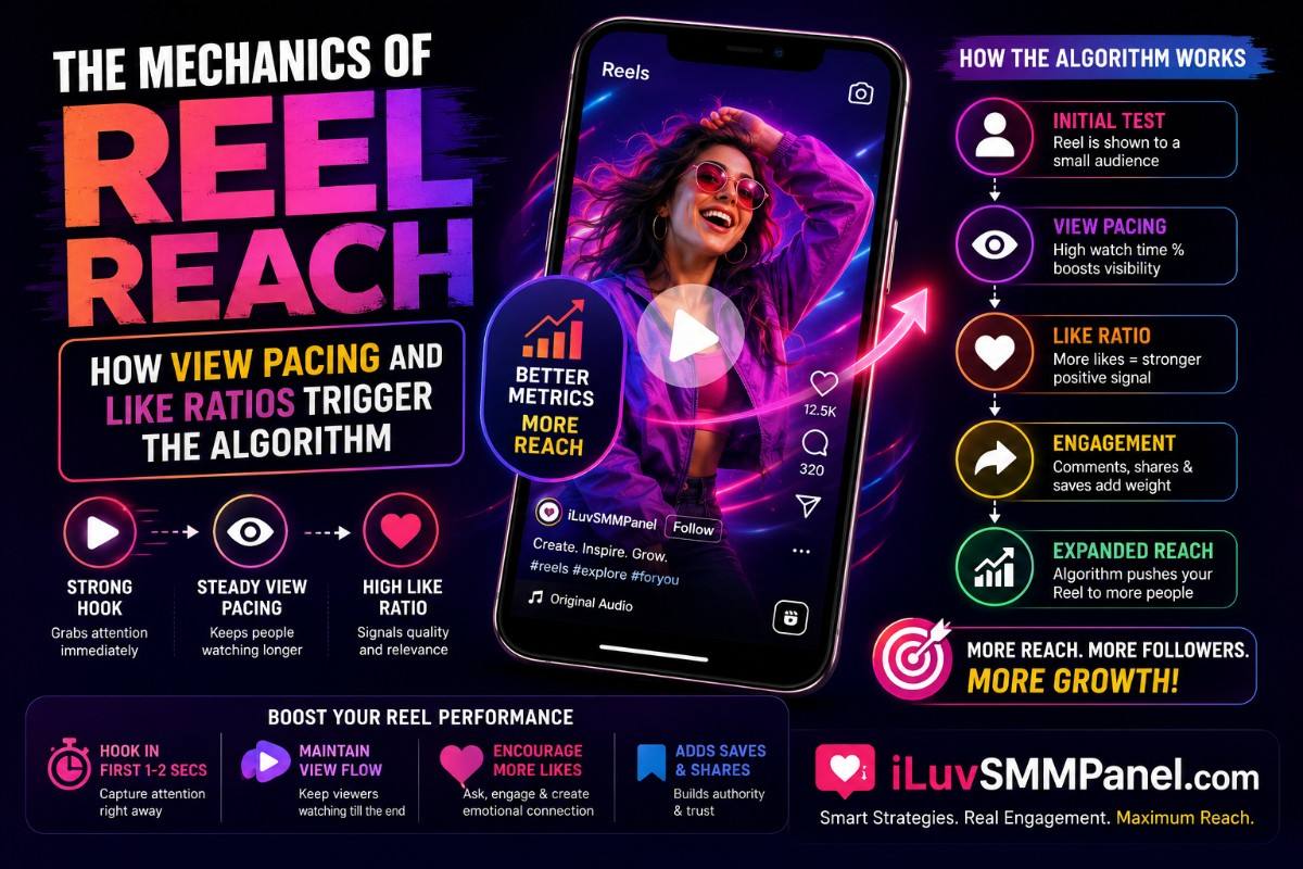 The Mechanics of Reel Reach: How View Pacing and Like Ratios Trigger the Algorithm