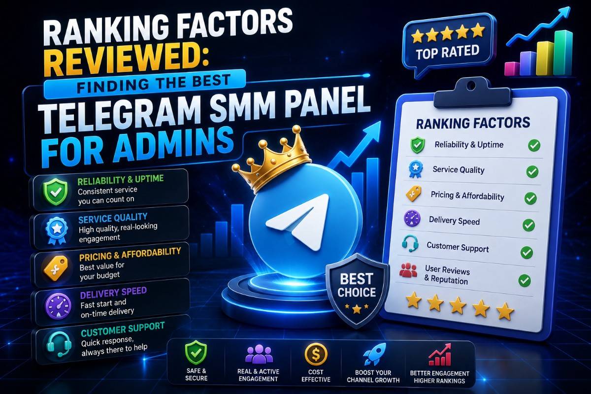 Ranking Factors Reviewed: Finding the Best Telegram SMM Panel for Admins