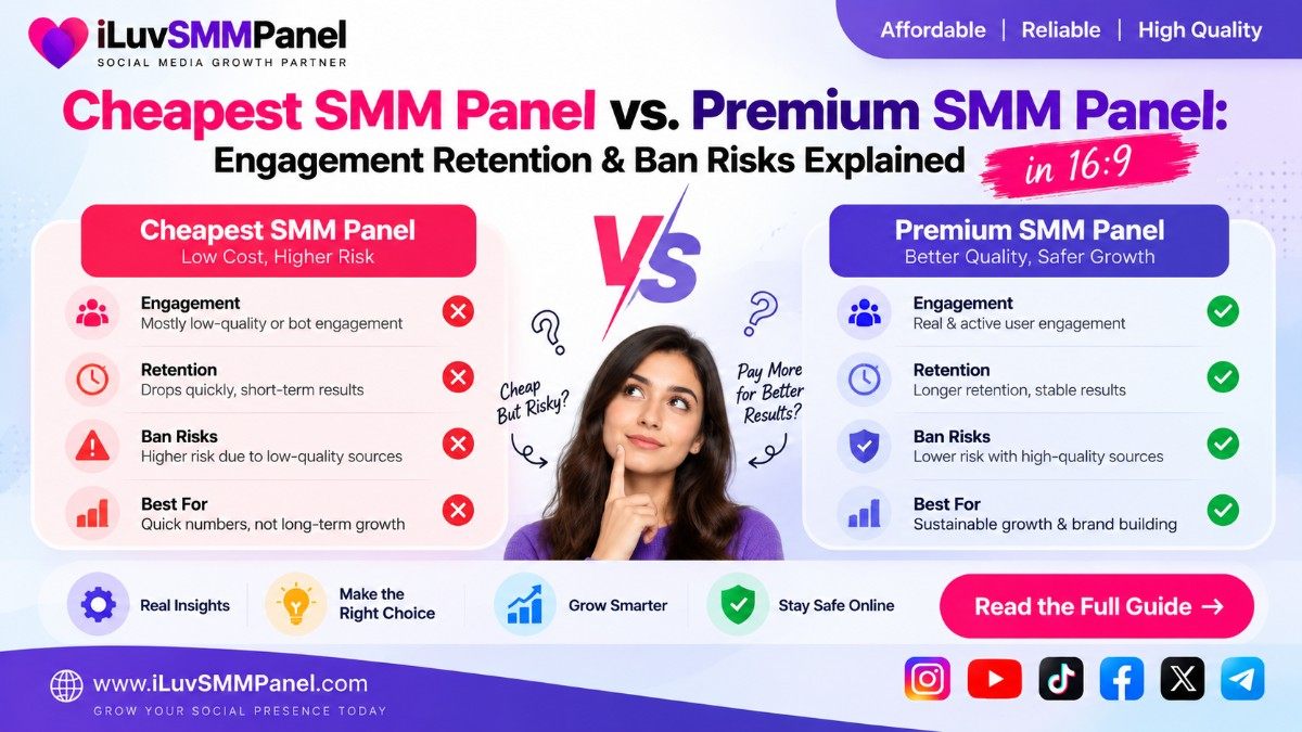 Cheapest SMM Panel vs. Premium SMM Panel: Engagement Retention & Ban Risks Explained