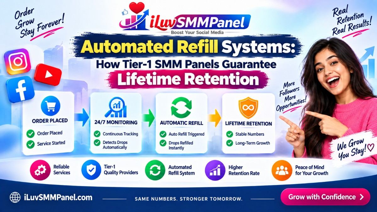 Automated Refill Systems: How Tier-1 SMM Panels Guarantee Lifetime Retention
