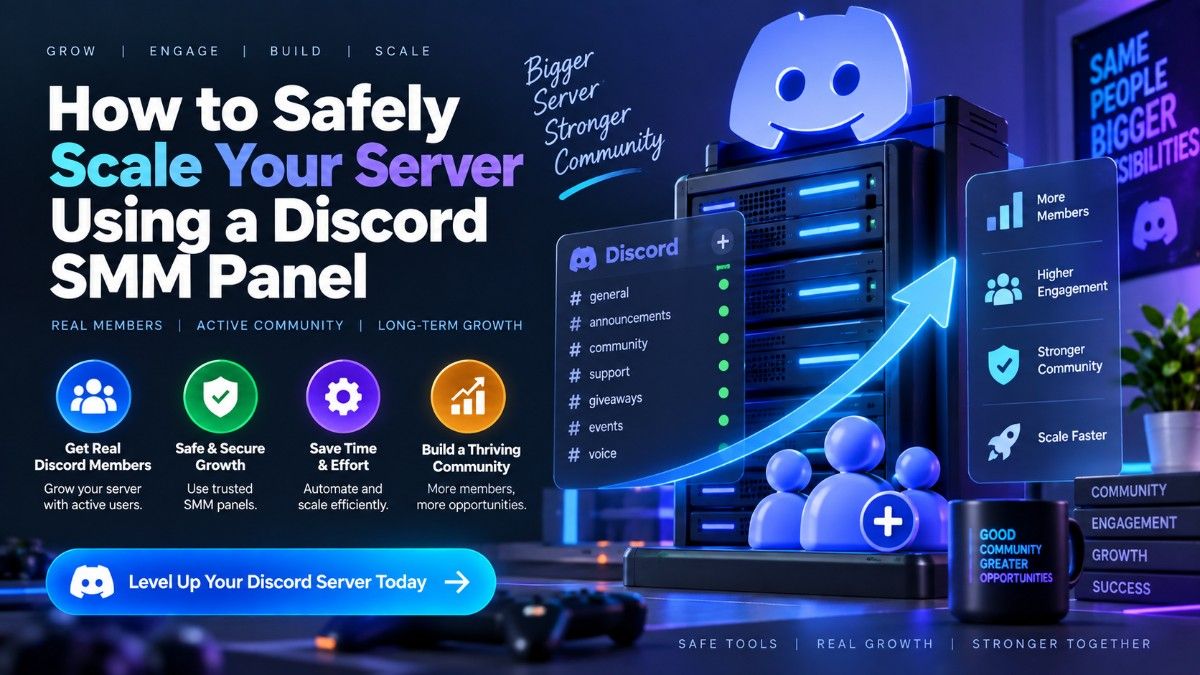 How to Safely Scale Your Server Using a Discord SMM Panel