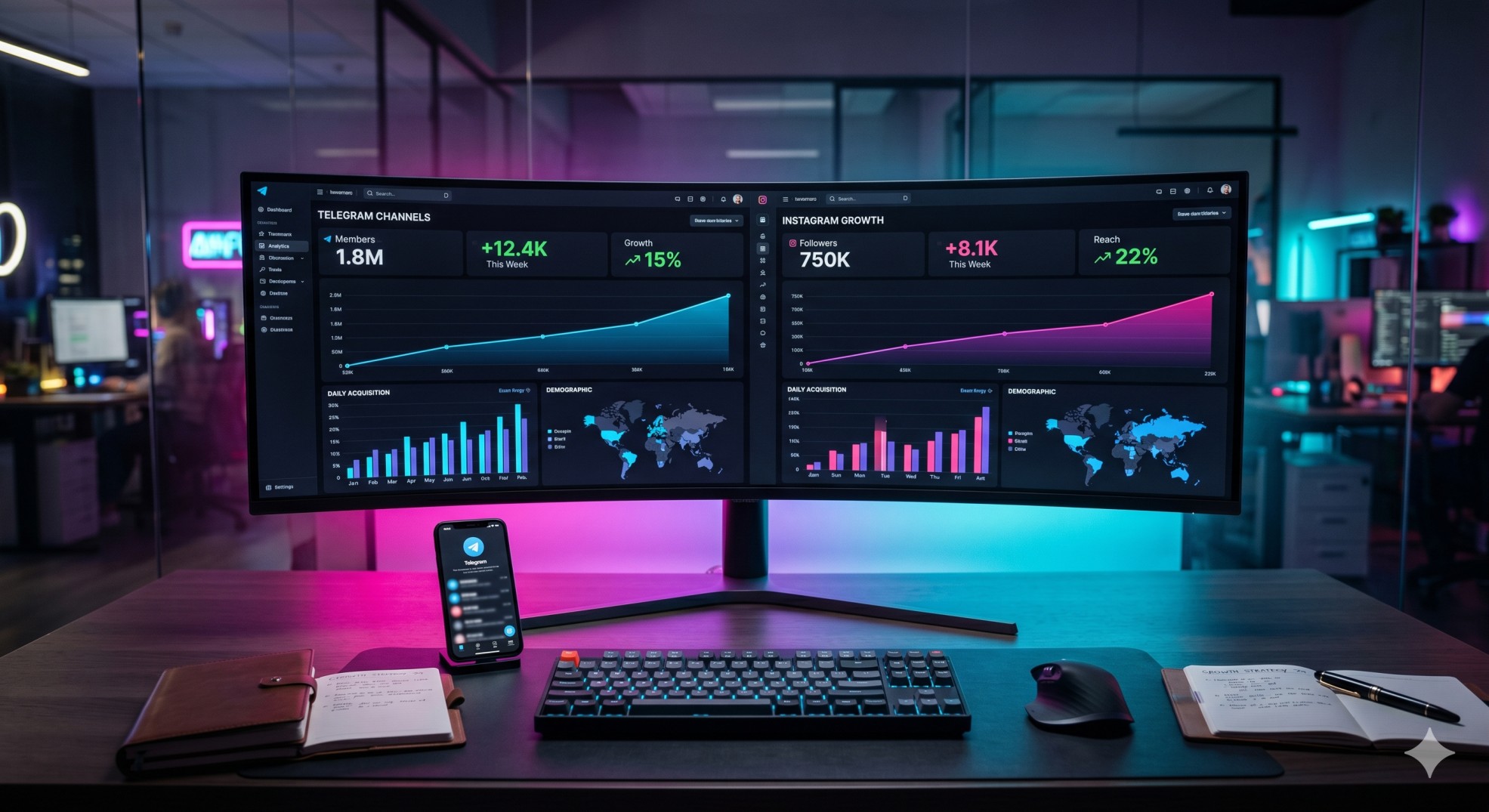 The Ultimate Guide to Social Media Marketing Dashboards for Telegram and Instagram Growth