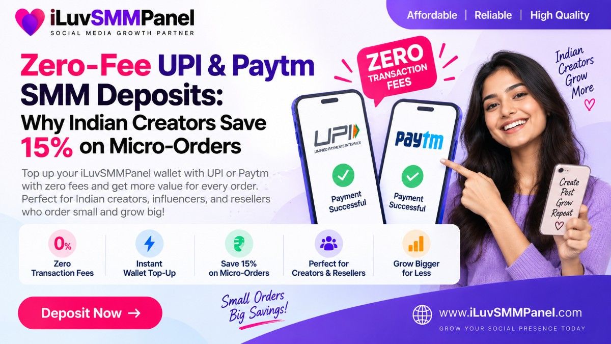 Zero-Fee UPI & Paytm SMM Deposits: Why Indian Creators Save 15% on Micro-Orders
