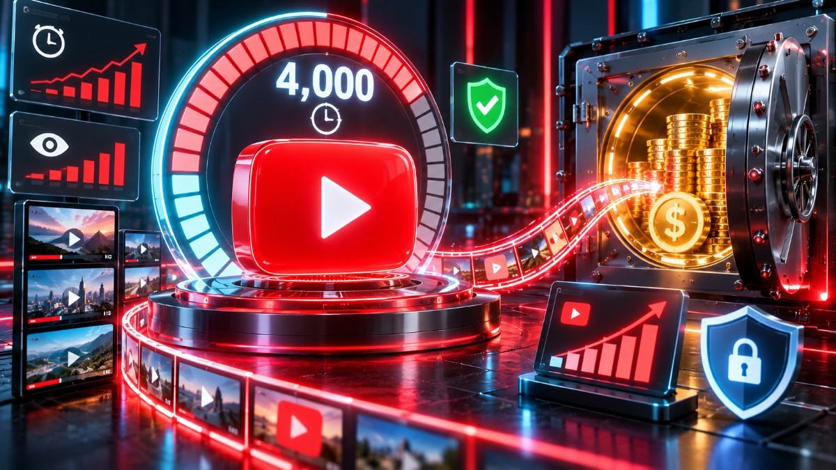 The 2026 Guide to YouTube Monetization: Hitting 4,000 Watch Hours Safely